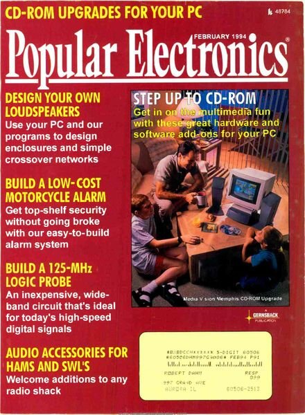 Popular Electronics – 1994-02 Cover