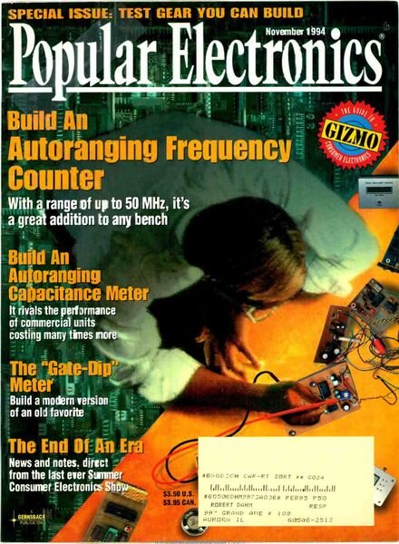 Popular Electronics – 1994-11 Cover