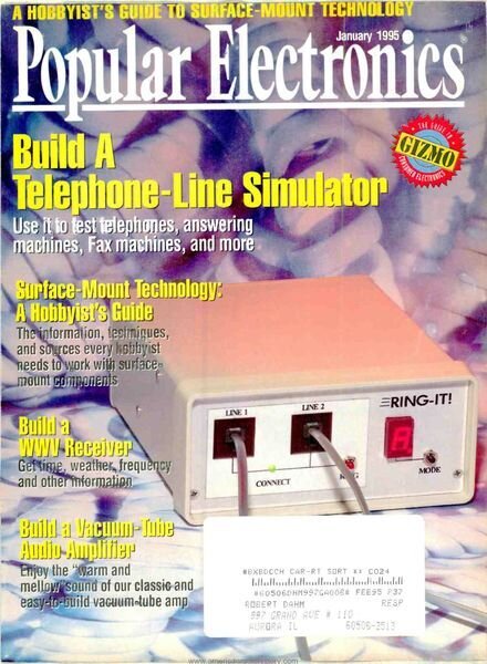 Popular Electronics – 1995-01 Cover