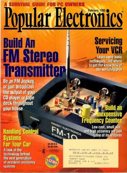 Popular Electronics – 1995-02 Cover
