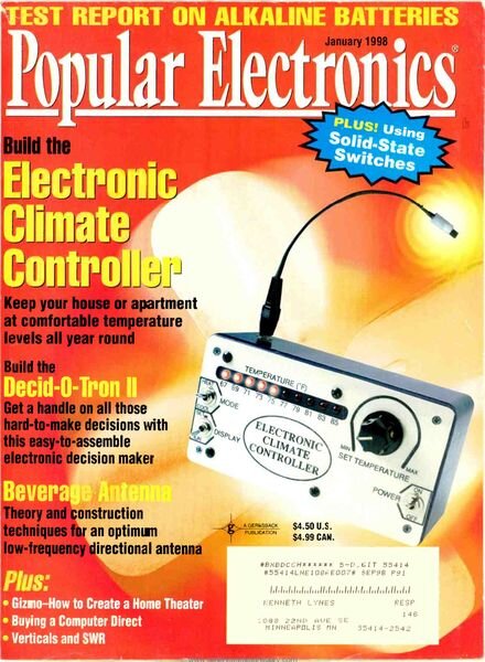Popular Electronics – 1998-01 Cover