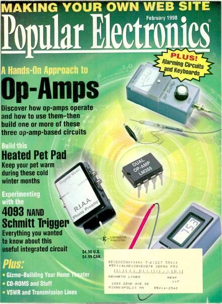 Popular Electronics – 1998-02 Cover