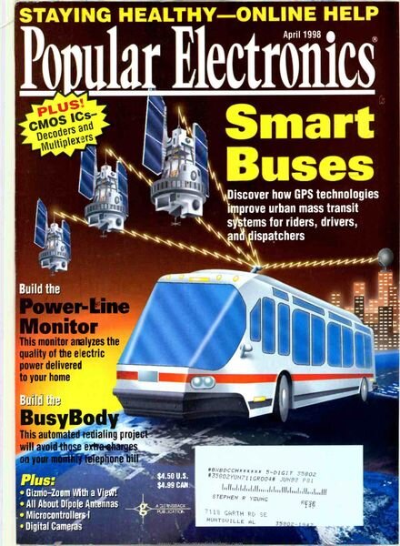 Popular Electronics – 1998-04 Cover