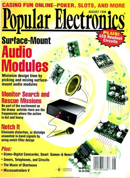 Popular Electronics – 1998-08 Cover