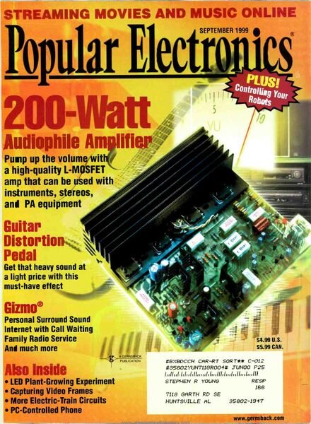 Popular Electronics – 1999-09 Cover