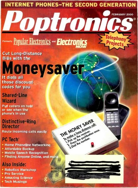 Popular Electronics – 2000-02 Cover