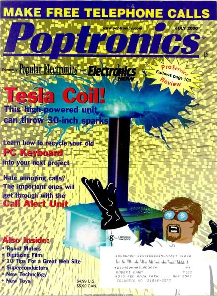 Popular Electronics – 2000-07 Cover