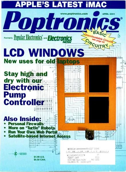 Popular Electronics – 2001-04 Cover