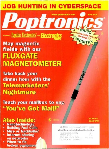 Popular Electronics – 2001-05 Cover