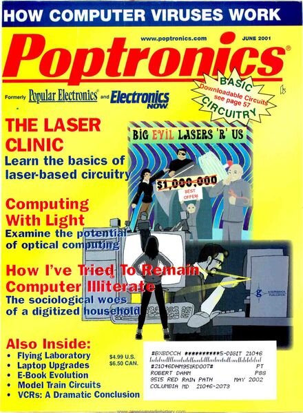 Popular Electronics – 2001-06 Cover