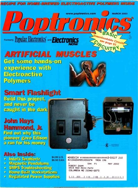 Popular Electronics – 2002-03 Cover