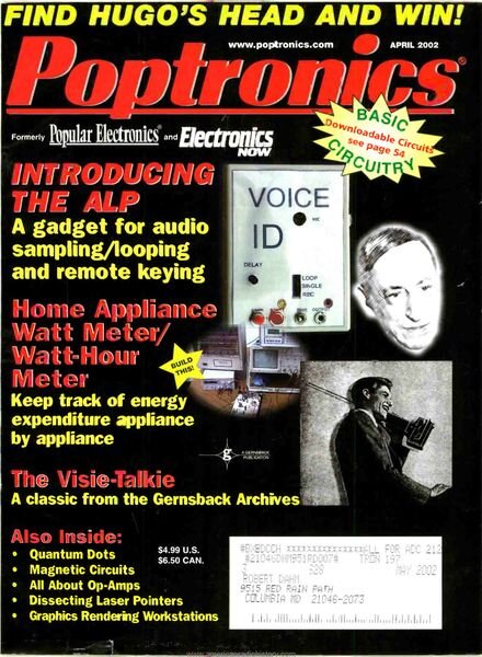 Popular Electronics – 2002-04 Cover