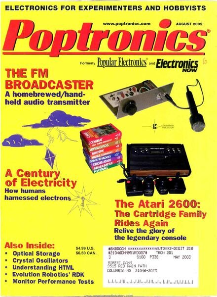 Popular Electronics – 2002-08 Cover