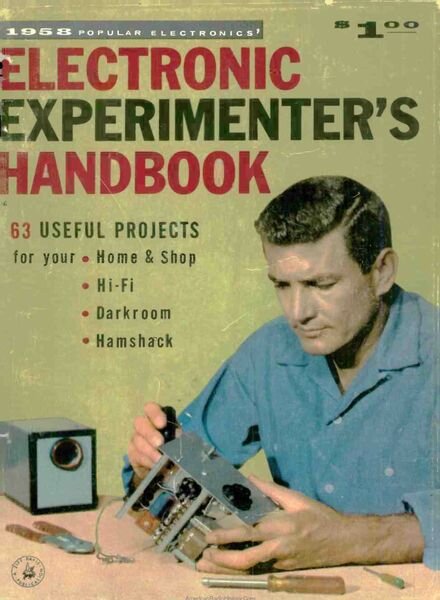 Popular Electronics – Electronic-Experimenters-Handbook-1958 Cover