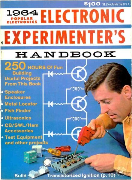Popular Electronics – Electronic-Experimenters-Handbook-1964 Cover