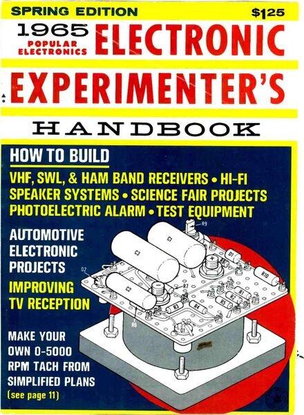 Popular Electronics – Electronic-Experimenters-Handbook-1965-Spring Cover