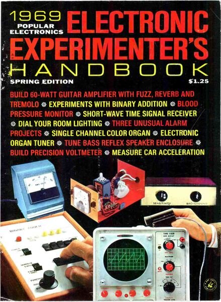 Popular Electronics – Electronic-Experimenters-Handbook-1969-Spring Cover