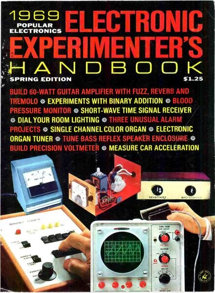 Popular Electronics – Electronic-Experimenters-Handbook-1969-Spring Cover