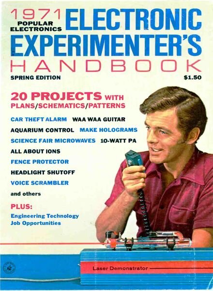Popular Electronics – Electronic-Experimenters-Handbook-1971-Spring Cover