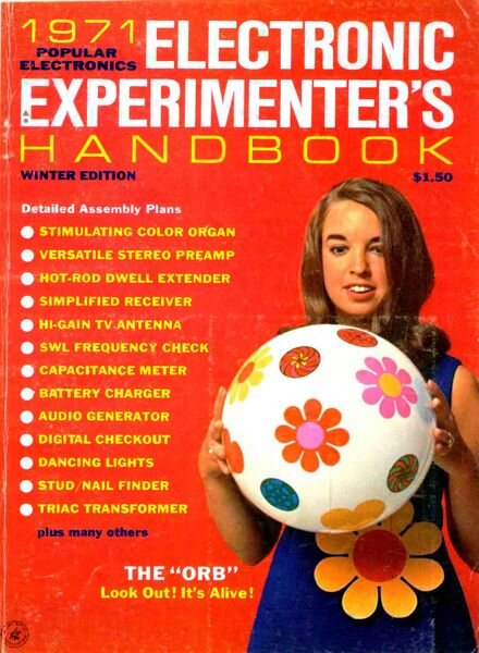 Popular Electronics – Electronic-Experimenters-Handbook-1971-Winter Cover