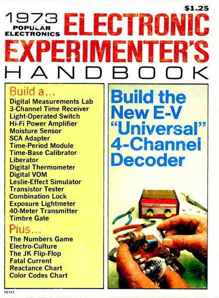 Popular Electronics – Electronic-Experimenters-Handbook-1973-Fall Cover