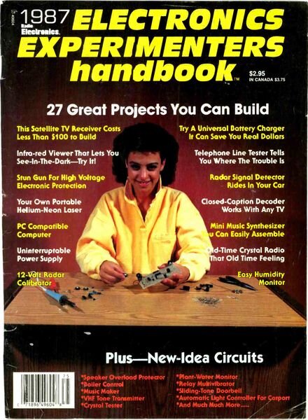 Popular Electronics – Electronic-Experimenters-Handbook-1987 Cover