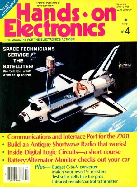 Popular Electronics – Hands-On-1985 Volume 2 n 4 Spring Cover