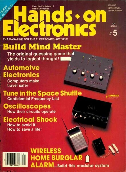 Popular Electronics – Hands-On-1985 Volume 2 n 5 Summer Cover