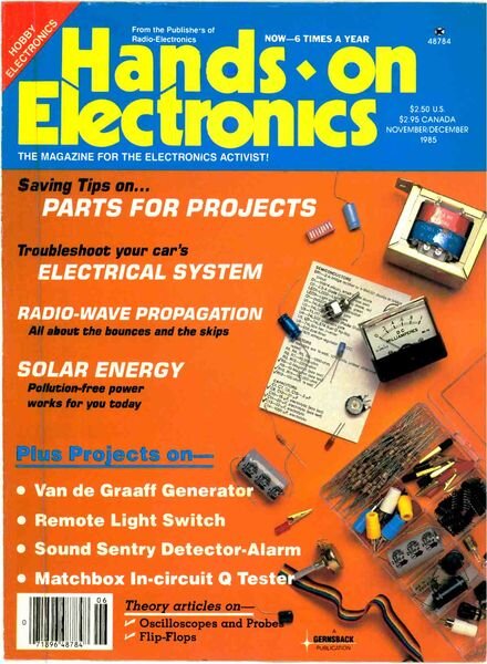 Popular Electronics – Hands-On-1985 Volume 2 n 6 November-December Cover