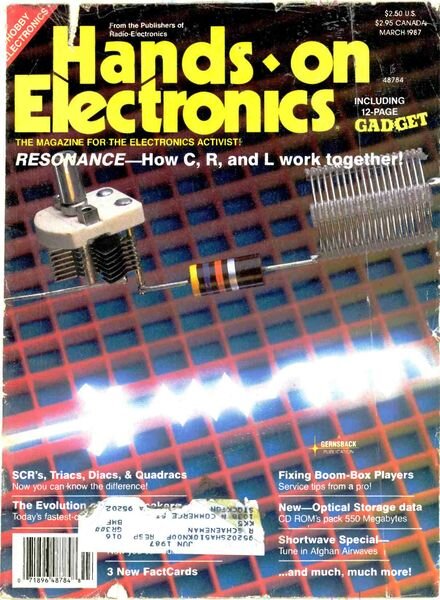 Popular Electronics – Hands-On-1987-03 Cover
