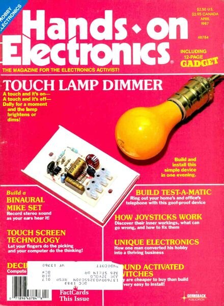 Popular Electronics – Hands-On-1987-04 Cover
