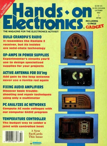 Popular Electronics – Hands-On-1987-10 Cover