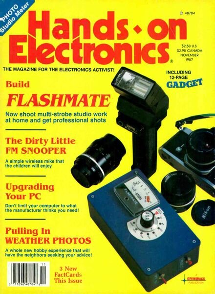 Popular Electronics – Hands-On-1987-11 Cover