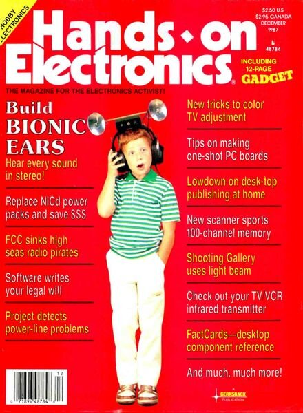 Popular Electronics – Hands-On-1987-12 Cover