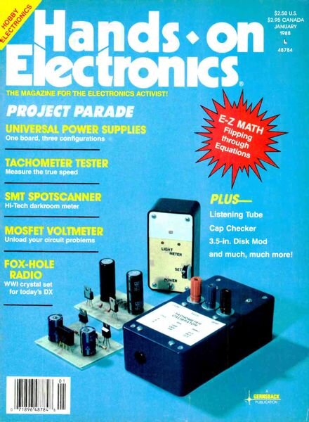 Popular Electronics – Hands-On-1988-01 Cover