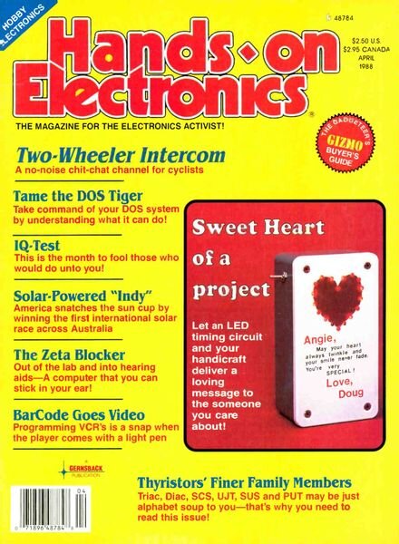 Popular Electronics – Hands-On-1988-04 Cover