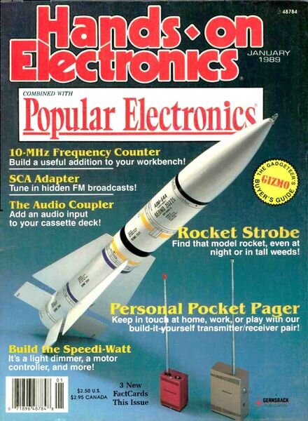 Popular Electronics – Hands-On-1989-01 Cover