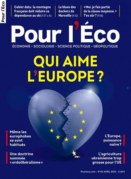 Pour l’eco – Avril 2024 Cover