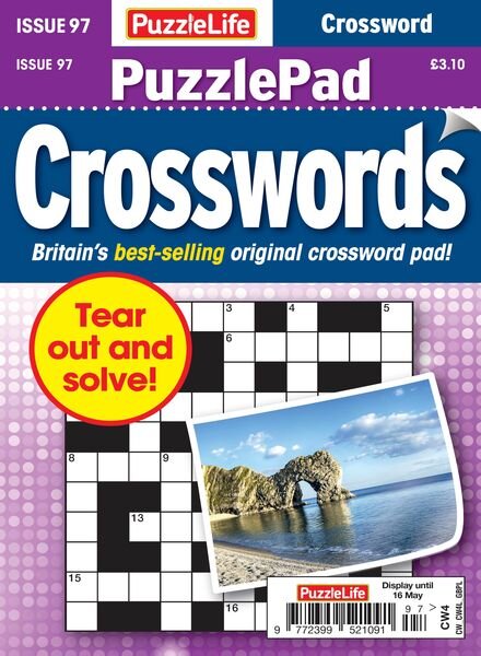 PuzzleLife PuzzlePad Crosswords – April 2024 Cover