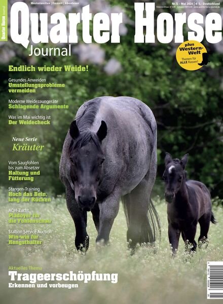 Quarter Horse Journal – Mai 2024 Cover