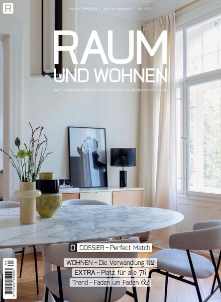 Raum und Wohnen – Mai-Juni 2024 Cover