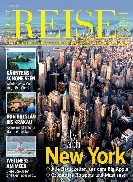 Reiselust – 23 April 2024 Cover