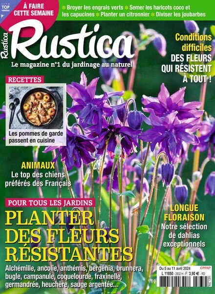 Rustica – 5 Avril 2024 Cover