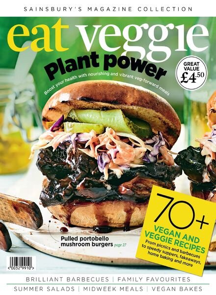 Sainsbury’s Magazine Collection – Eat Veggie Plant Power – 22 March 2024 Cover