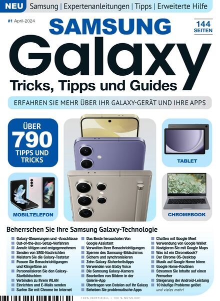 Samsung Galaxy Tricks Tipps und Guides – April 2024 Cover