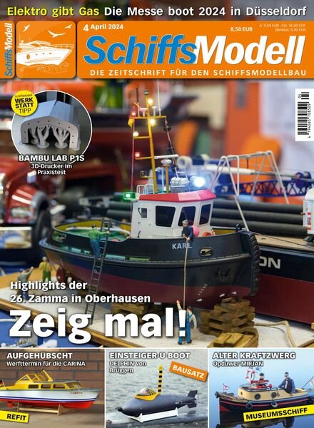 SchiffsModell – April 2024 Cover