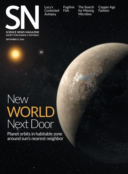 Science News – 17 September 2016 Cover