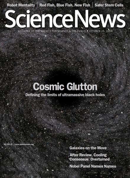 Science News – 25 October 2008 Cover
