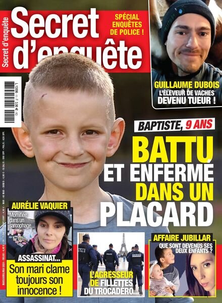 Secret d’enquete – Mars-Avril-Mai 2024 Cover