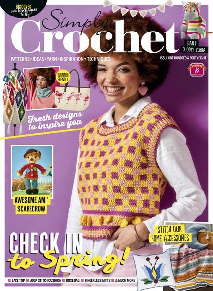 Simply Crochet – Issue 148 – 16 April 2024 Cover